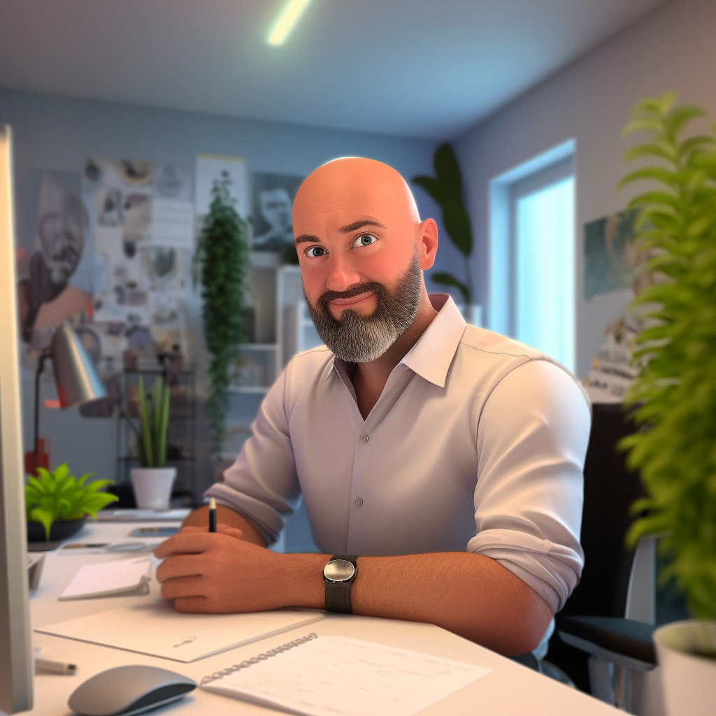 Jeff Graphiste multimédia chez l'agence Soon à val d'Europe